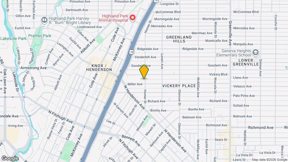5151 Miller Ave Map and Location Details