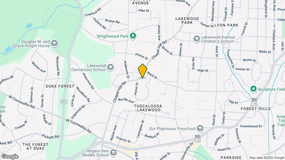 2313 Chapel Hill Rd Map and Location Details
