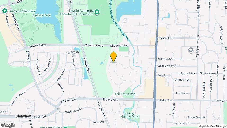 1835 Silverwillow Dr Map and Location Details