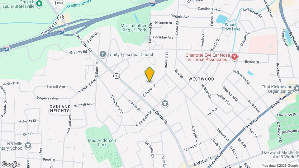 611 Poplar St Map and Location Details