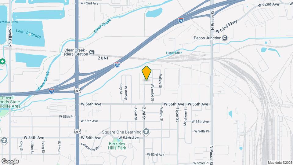 2361 W 57th Ave Map and Location Details