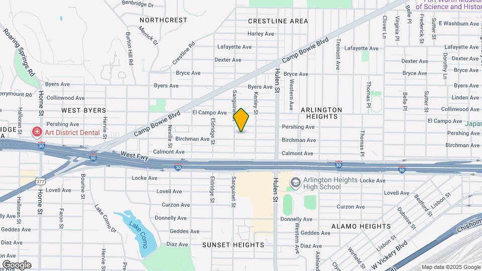 4728 Birchman Ave Map and Location Details