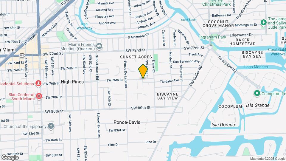 5500 SW 47th Pl Map and Location Details
