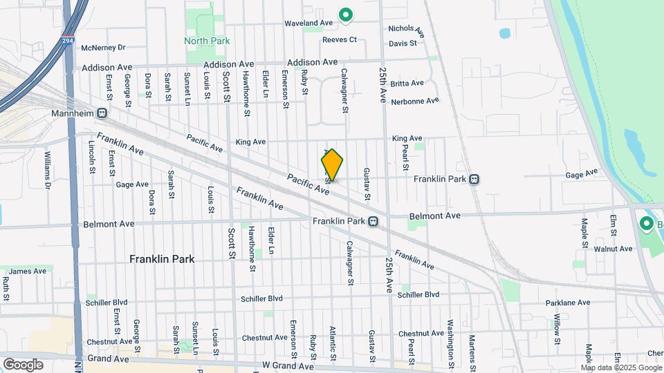 9730-9736 Pacific Ave Map and Location Details