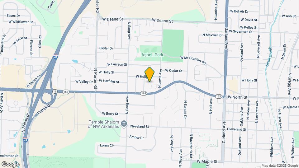 1834 W Creekmore Dr Map and Location Details