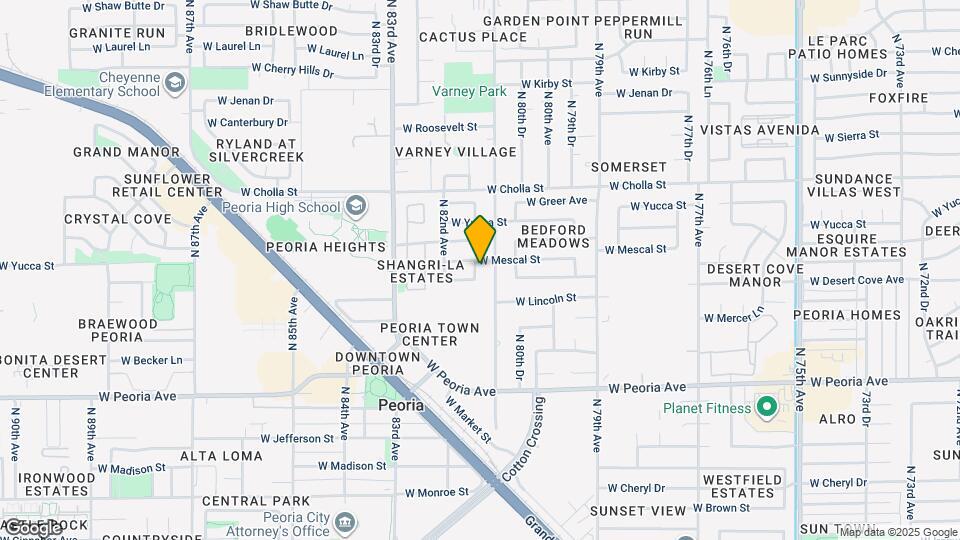 11025 N 81st Dr Map and Location Details