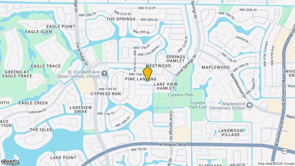 10966 NW 14th St Map and Location Details