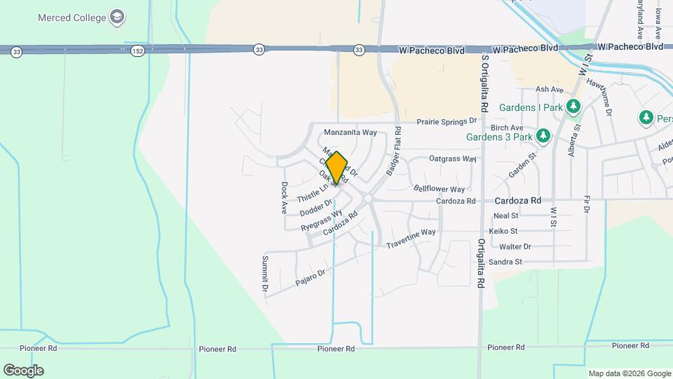 1602 Dodder Dr Map and Location Details