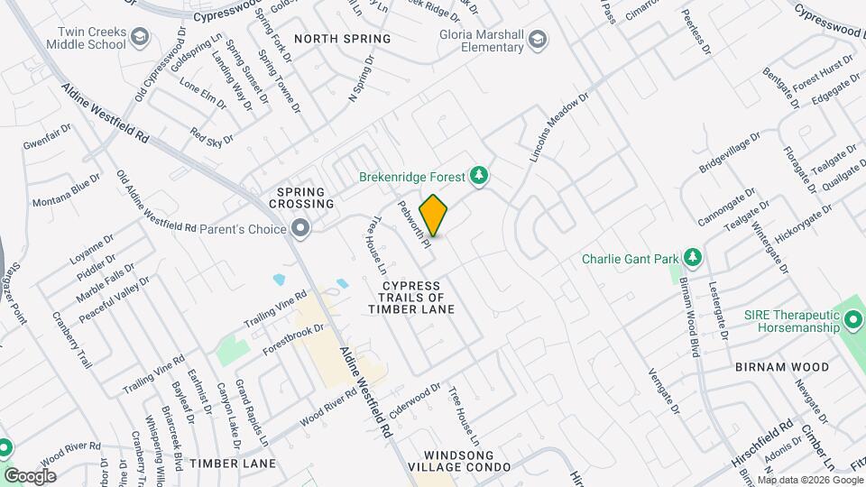 23522 Pebworth Pl Map and Location Details