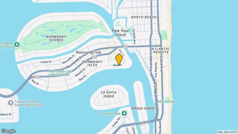 946 Bay Dr Map and Location Details