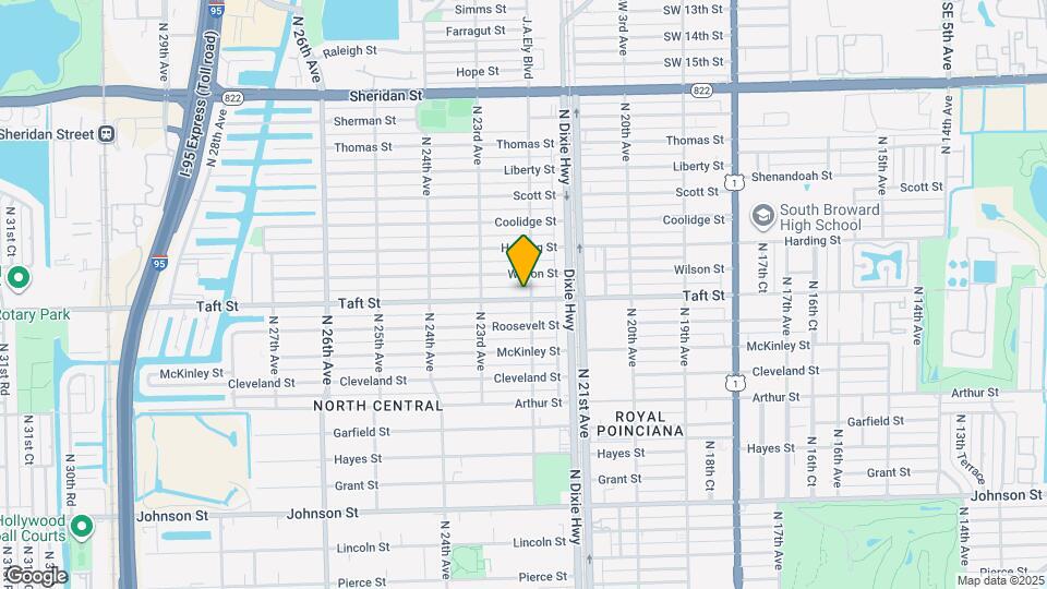 2207 Taft St Map and Location Details