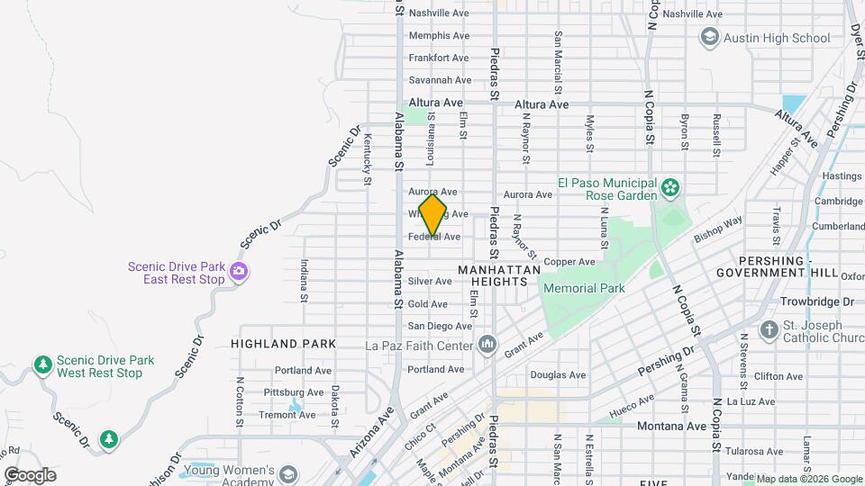 2700 Federal Ave Map and Location Details