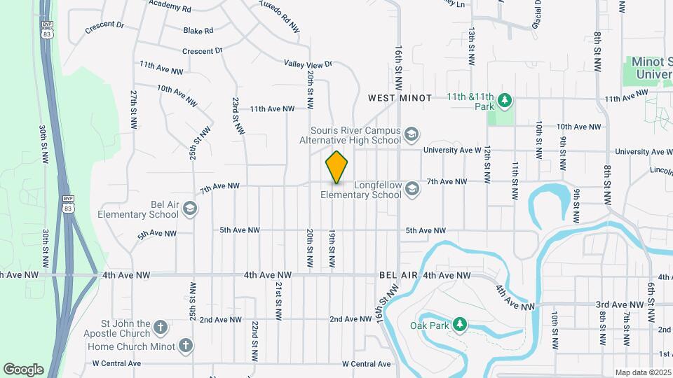 620 19th St NW Map and Location Details