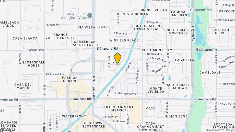 4820 N Woodmere Fairway Mapa y Detalles de la Ubicación