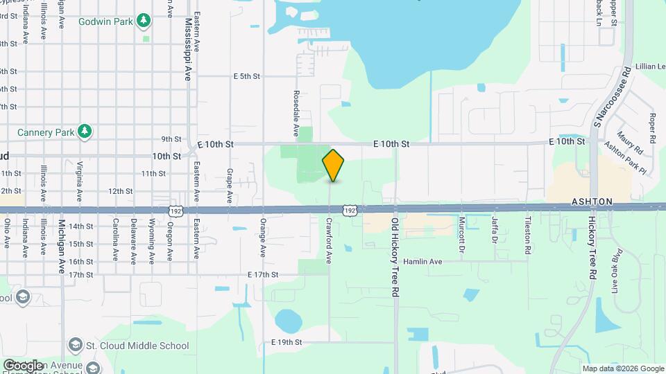 1207 Crawford Ave Map and Location Details