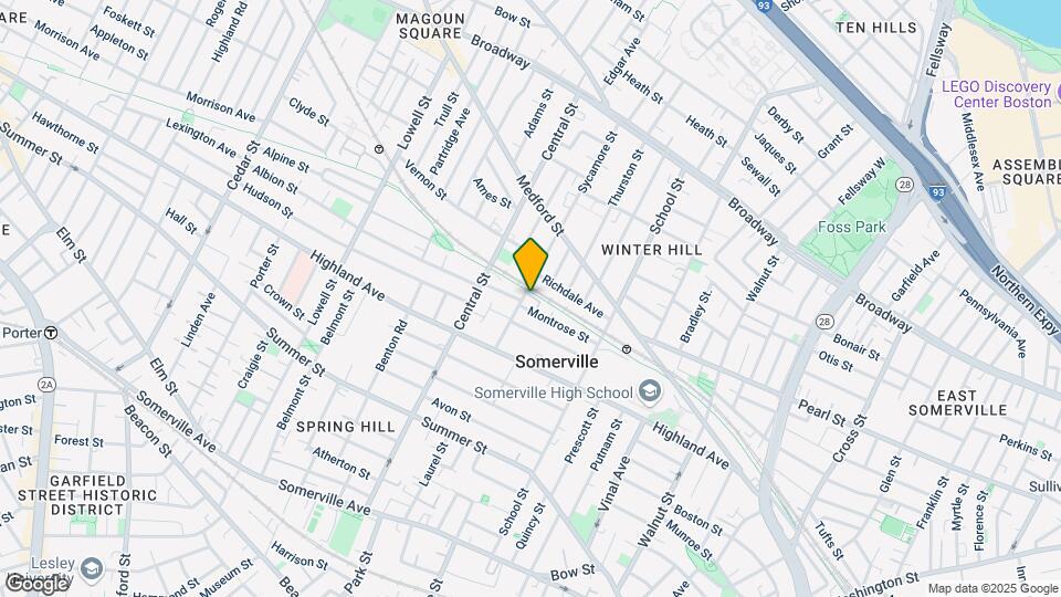 41 Sycamore St, Unit 41 Map and Location Details