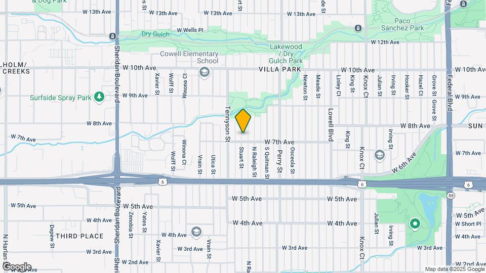 710 Stuart St Map and Location Details