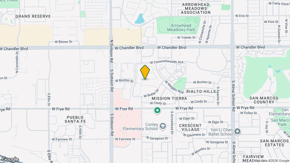 1723 W Boston St Mapa y Detalles de la Ubicación