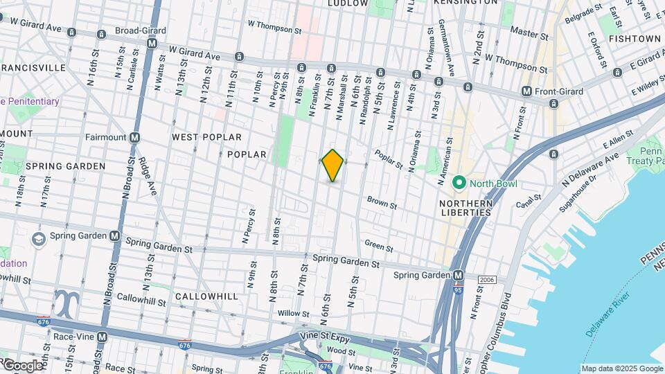 526 Brown St Map and Location Details