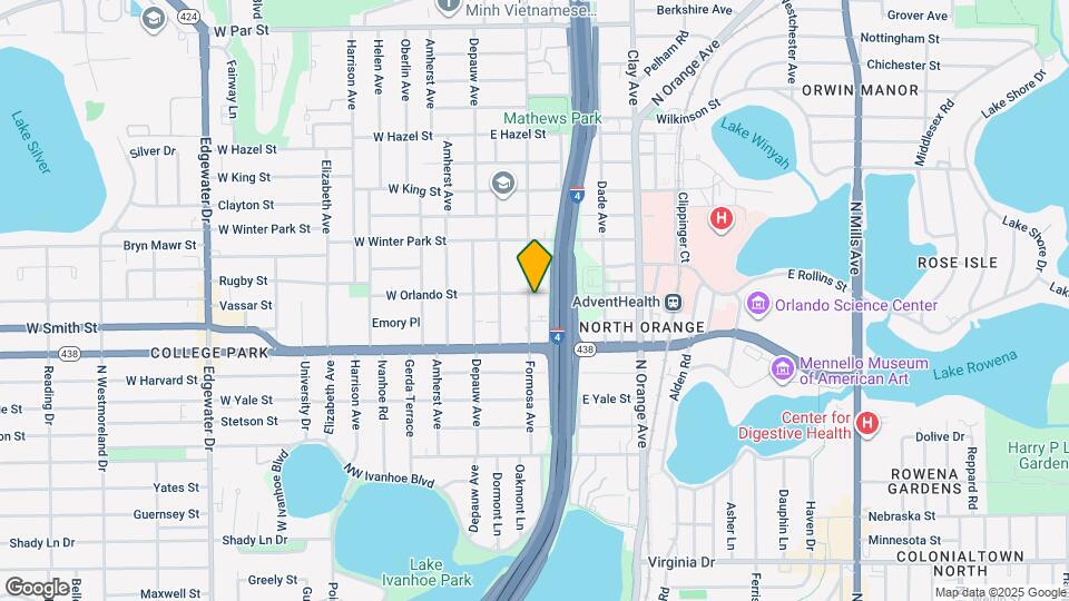 100 E Orlando St Map and Location Details