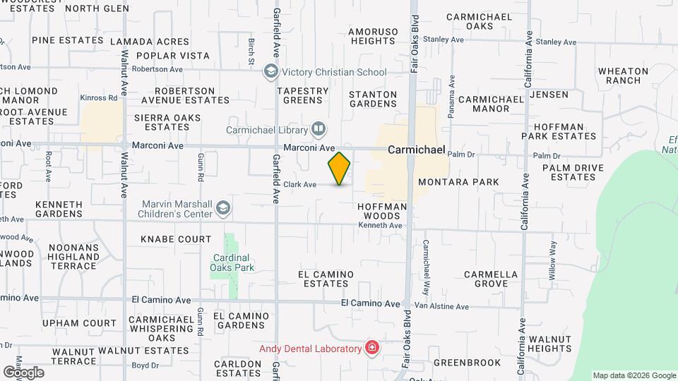 5634 Clark Ave Map and Location Details