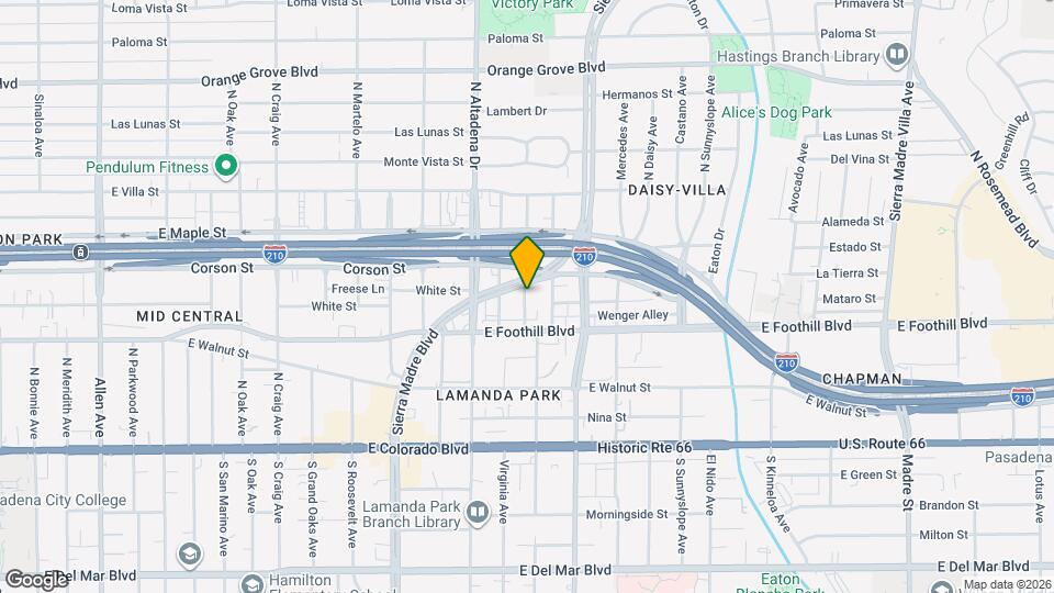 286 Bella Vista Ave Map and Location Details