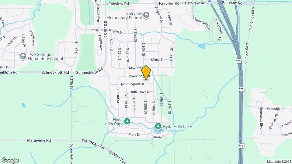 1914 Hummingbird Dr Map and Location Details