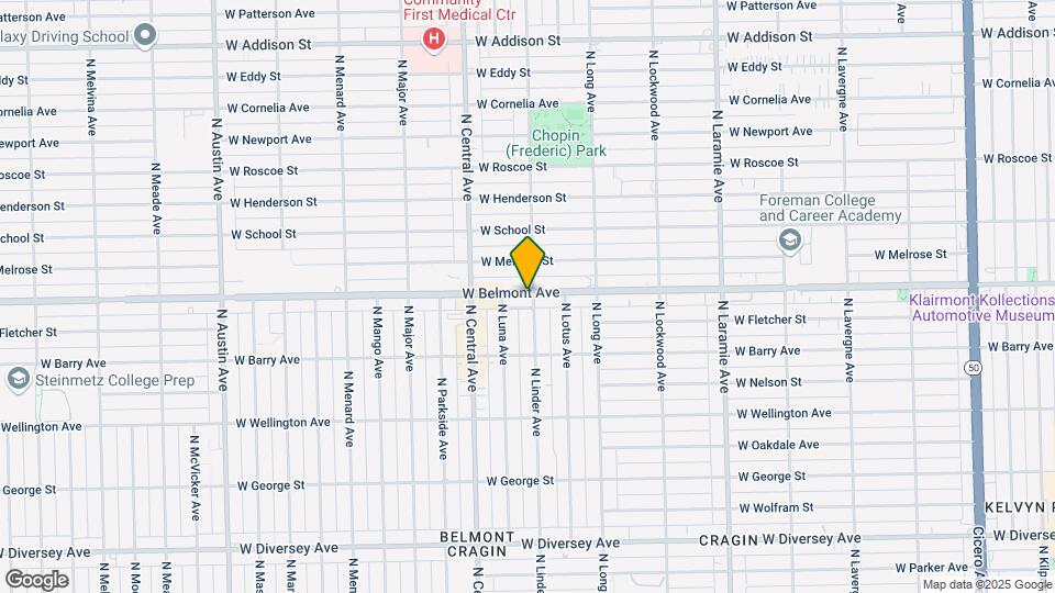 5503 W Belmont Ave Map and Location Details
