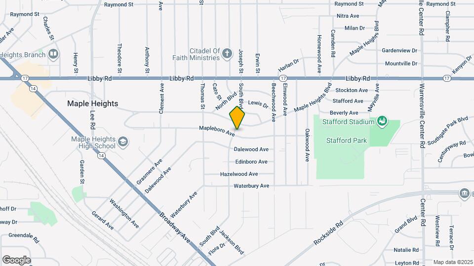 18113 Mapleboro Ave Map and Location Details