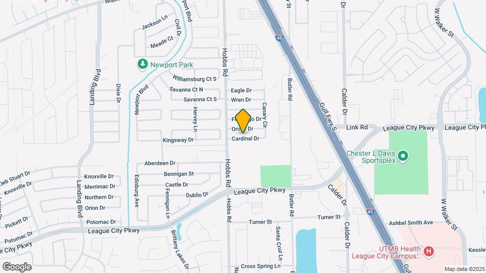 1824 Cardinal Dr Map and Location Details