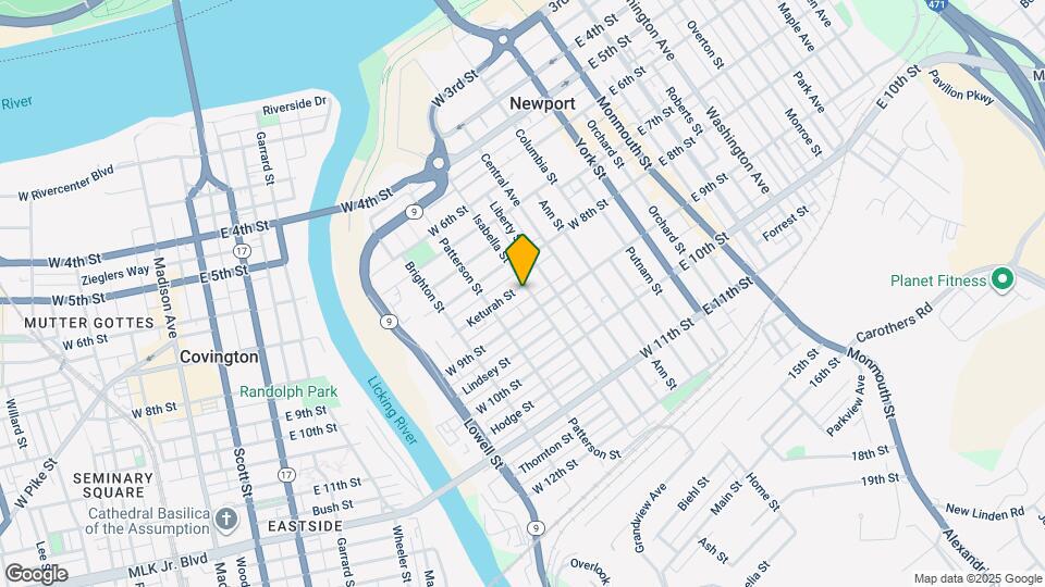 830 Isabella St Map and Location Details