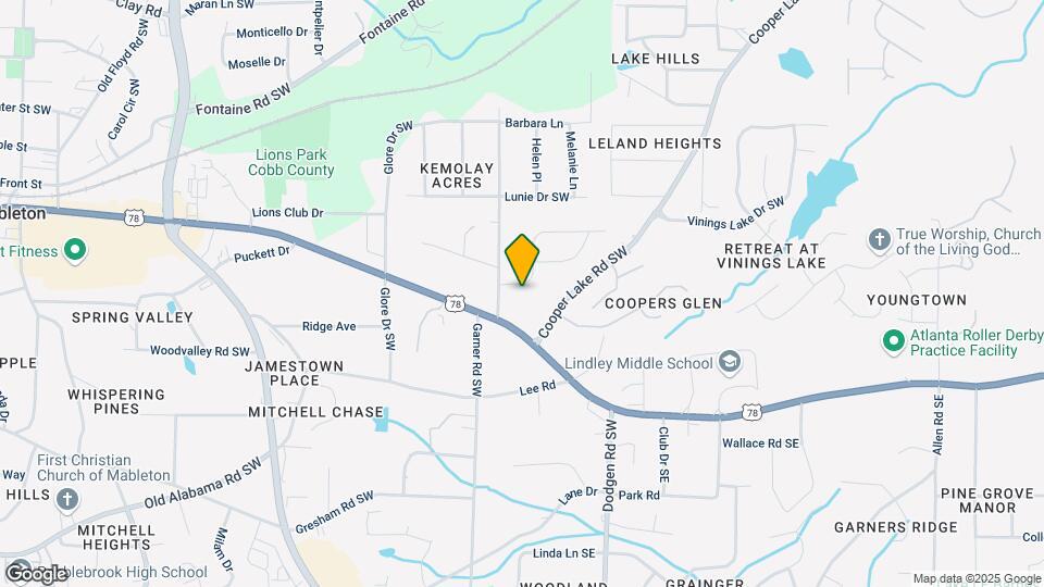 259 Palms Ln SW Map and Location Details
