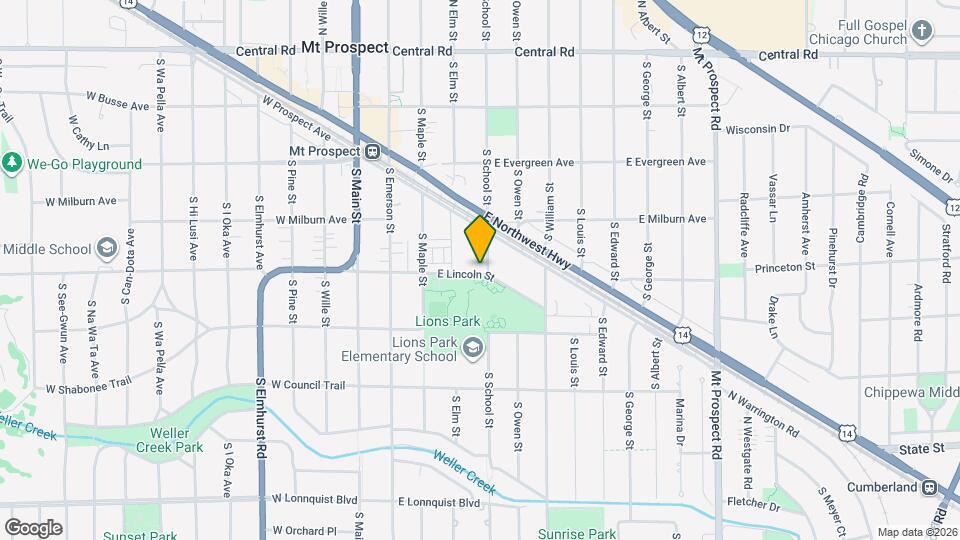 314 E Lincoln St Map and Location Details