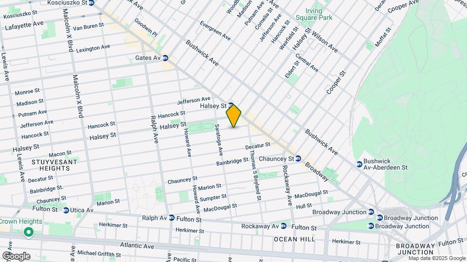 864 Macon St Mapa y Detalles de la Ubicación