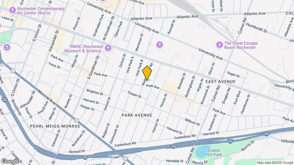 510 Park Ave Map and Location Details
