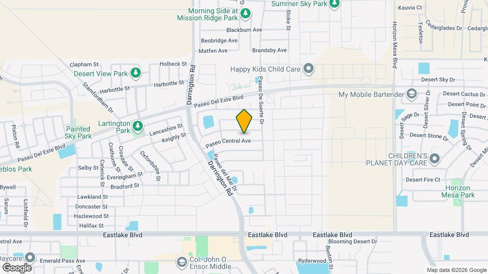 13771 Paseo Central Ave Map and Location Details