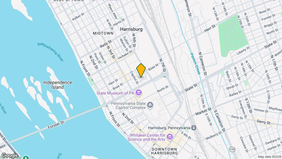 919 Grand St Map and Location Details