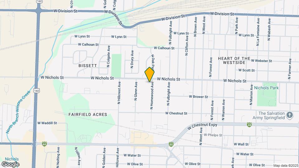 925 N Homewood Ave Map and Location Details