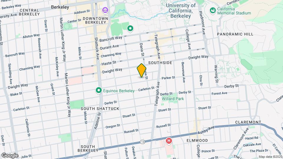 Parker Street Co-op Map and Location Details