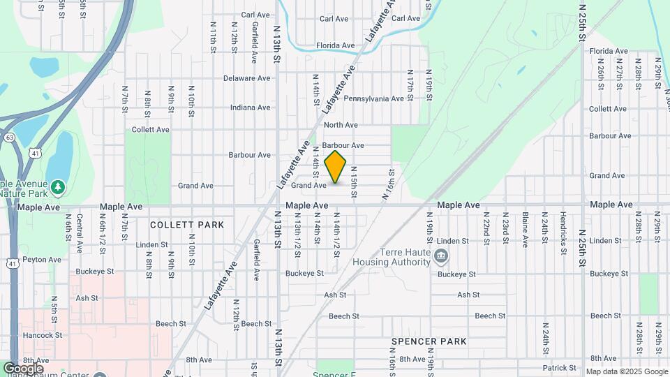 1433 Grand Ave Map and Location Details