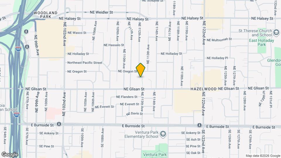 601 NE 113th Ave Map and Location Details