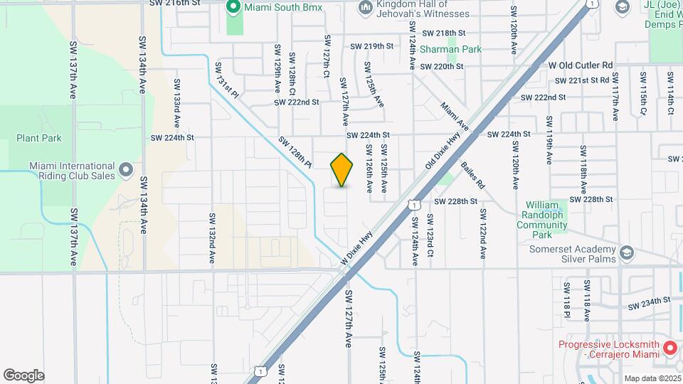 12700 SW 227th St Map and Location Details