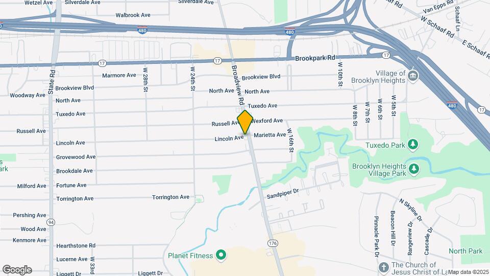 5414 Broadview Rd Map and Location Details