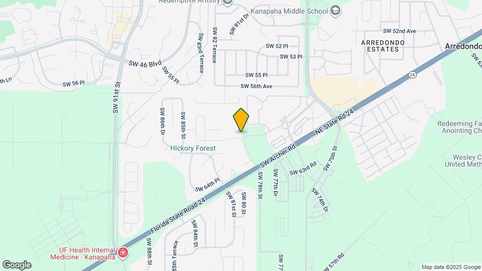 8024 SW 60th Rd Map and Location Details