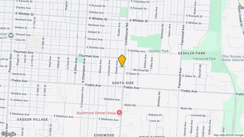 1401 Lockbourne Rd Map and Location Details