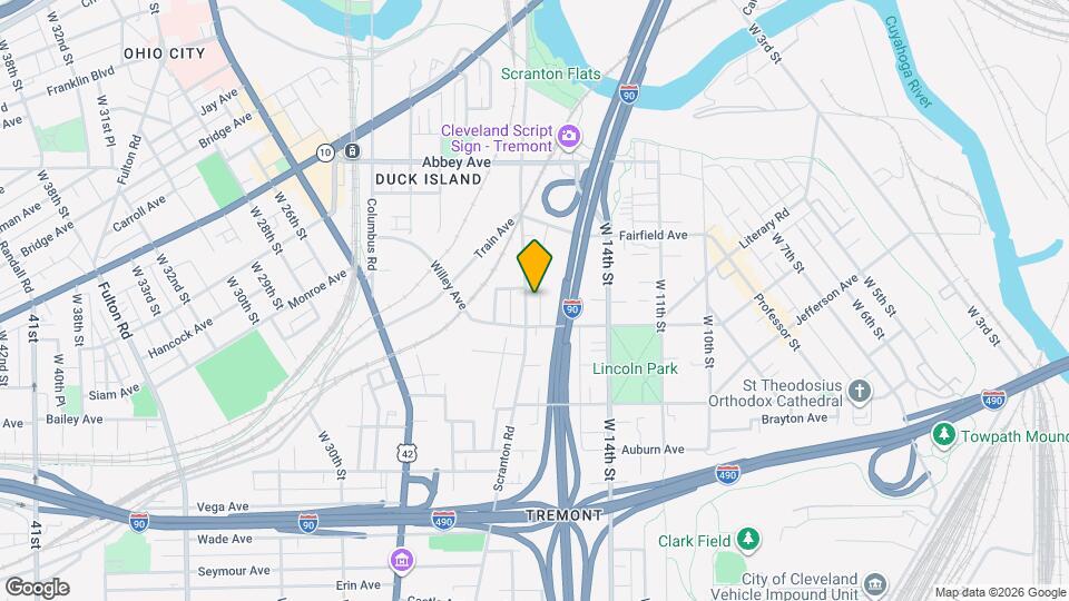 2319 Scranton Rd Map and Location Details