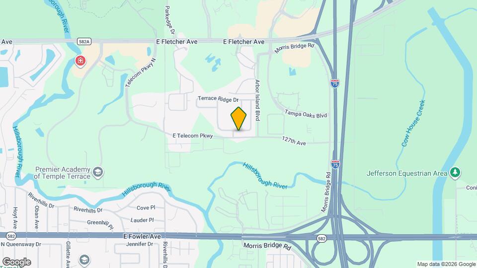 13007 Terrace Springs Dr Map and Location Details
