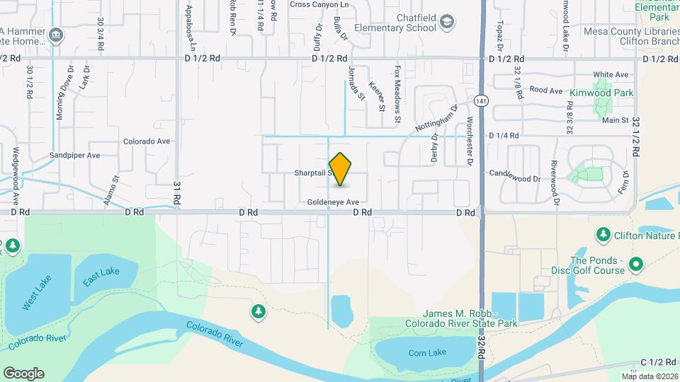 3153 E Merganser Ln Map and Location Details