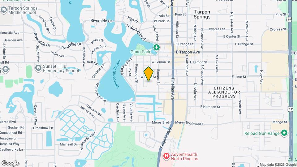 445 Bayou-Village Dr Mapa y Detalles de la Ubicación