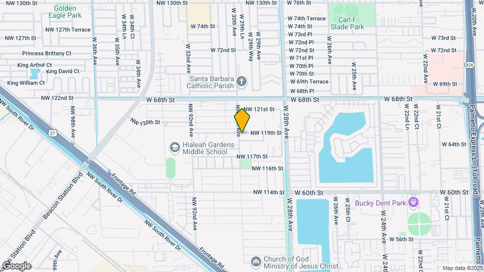 8886 NW 119th St Map and Location Details